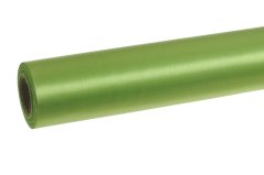 Saténový běhoun  šířka 16 cm/dl. 9m - zelená 031
