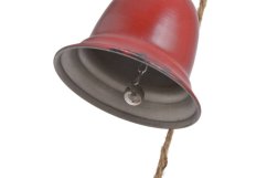 Dekorace 3D z kovových zvonků  (10cmØx12cmH) 64,5cmH - závěs - 2ks