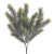 Umělá smrková větvička 5 výhonů dl. 37cm- zápich