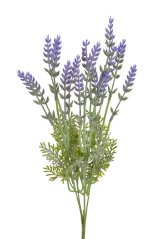 Umělá květina kvetoucí levandule dl. 42cm