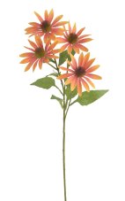 Kvetoucí umělá Echinacea, květ Ø 12cm, dl. 76cm