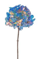 Opalizující hortenzie na stonku, květ  Ø 18cm, dl.celkem 62cm