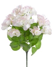 Kytice umělých pelargonií dl. 34cm