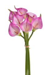 Svazek umělých kal, hlavička 7cm dl. 37cm - 7 kusů