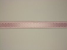 Atlasová jednobarevná stuha se vzorem 1,3cm/20m