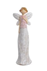 Dekorace figurka víla s rozepjatými křídly 8,7cmLx6cmWx25cm - 4 ks