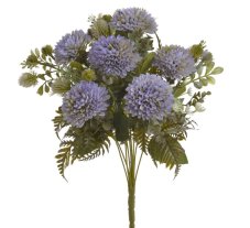 Míchaná kytice chryzantémy a doplňkové květy, 42cm