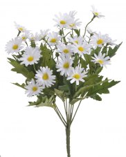 Umělá kopretina kytice s 20 kvítky Ø 4cm/dl.36cm