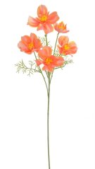 Umělá kvetoucí květina, květ Ø 11cm, zápich dl. 86cm