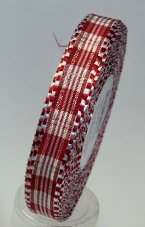 Kárová stuha acetátová s vlascem v kraji 1,5cm/25m