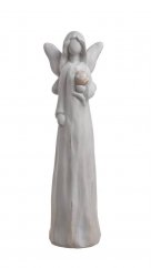 Dekorace figurka stojící anděl 29,5cm