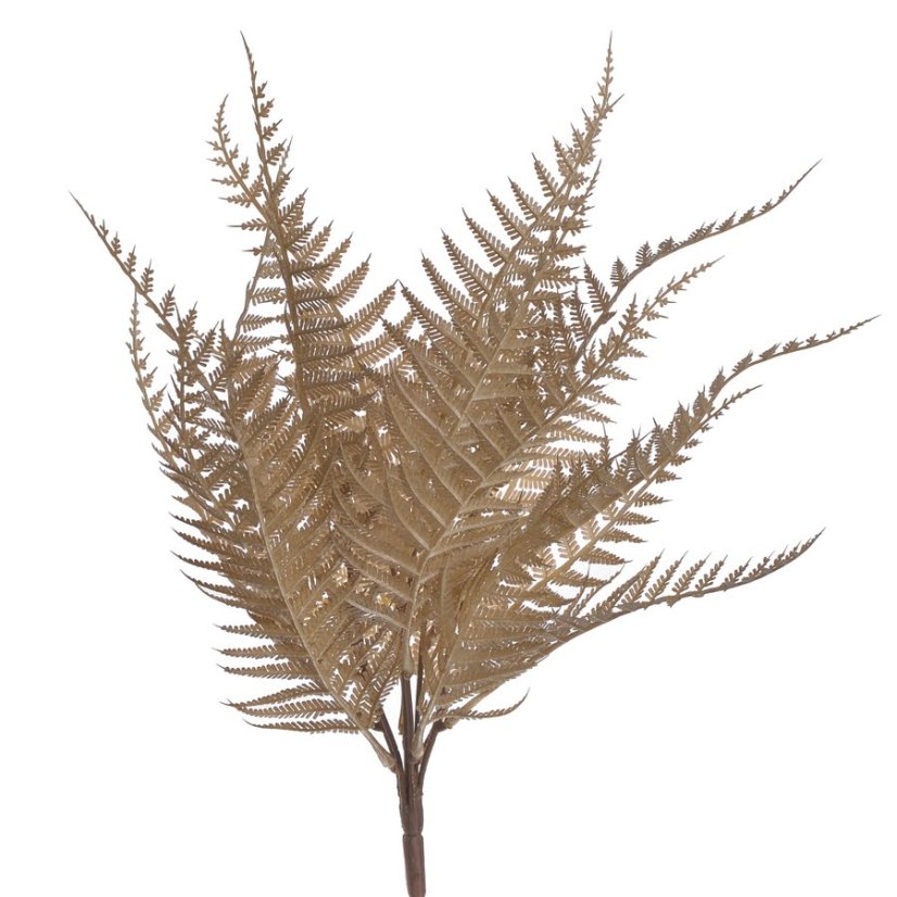 Umělé kapradí  44 cm - rezavé 364