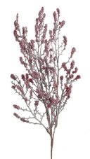 Umělá větvička posypaná polystyrenovými kuličkami dl. 53cm