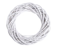 Proutěný věnec z různých druhů proutí Ø 35cm/tl.6,5cm