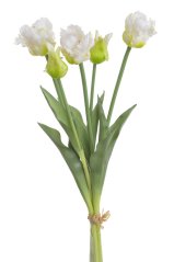 Svazek umělých papouščích tulipánů hlavička 5,5cm, celkem dl. 46 cm - 5ks