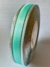 Atlasová stuha s monofilem, metaloplastem a vlascem 15mm/25m