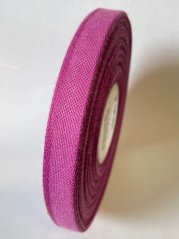 Jednobarevná plátnová stuha s vlascem 1,2cm/25m