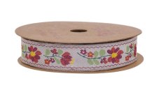 Tkaná stuha se vzorem 2cm/10m