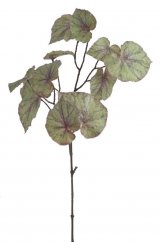Větvička umělé begonie list cca 8 - 16cm, zápich celkem dl.78cm_01