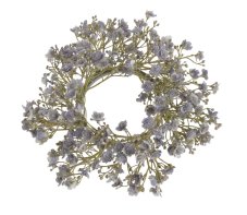 Dekorační věnec z větviček kvetoucí gypsophily Ø 20 cm