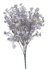 Keřík kvetoucí umělé zeleně dl. 38cm