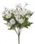 Umělá kopretina kytice s 20 kvítky Ø 4cm/dl.36cm