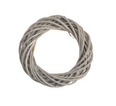 Proutěný věnec z různých druhů proutí Ø 15cm/tl.3cm