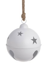 Vánoční dekorace velká 3D rozložitelná rolnička s menší uvnitř (42cmØx50cmH) 80cmH - závěs