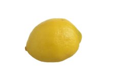 Dekorace plastový citron 6,5cm∅ x 9cmH