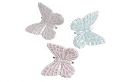 Keramický motýl na klipu 3 cm