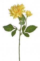 Umělá pivoňka s květem a poupětem, květ Ø13cm/dl.59cm