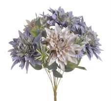 Kytice umělých dahlií, dl. 43cm