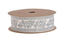 YXR-PL1607 stuha  2,5cm x 5m - ornament 2