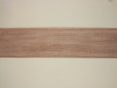 Plátnová stuha s metaloplastem a efektrní nití 40mm/25m