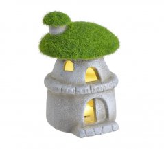 Keramický domek - svícen na light svíčku 11,5cm
