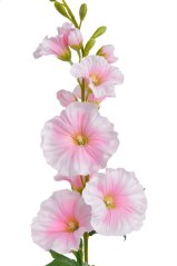 Umělý kvetoucí sléz - malva dl. 79cm