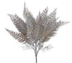 Umělé barvené kapradí s doplňky dl. 44cm