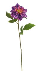 Umělá květina kvetoucí dahlie, květ Ø 12cm, dl.56cm