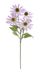Kvetoucí umělá Echinacea, květ Ø 12cm, dl. 76cm