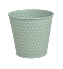Plechová nádoba na aranžování 14cm∅ x 12,5cmH