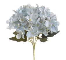 Kytice umělých  hortenzií s lístky dl.celkem 29cm