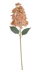 Umělá latnatá hortenzie hlava 25cm, dl.88 cm