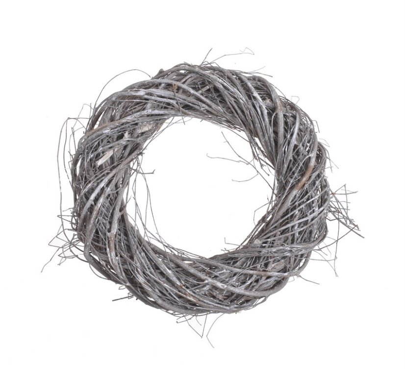 Proutěný věnec ze dvou druhů proutí Ø 20cm