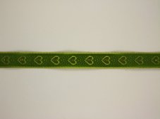 Plátnová stuha se vzorem, metaloplastem a drátem 1,5cm/25m