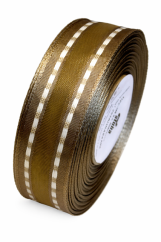 Plátnová stuha s monofilem, vzorem  a drátkem 25mm/25m