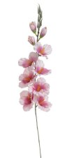Umělá rozkvetlá gladiola, květ Øcca8cm/dl.78cm