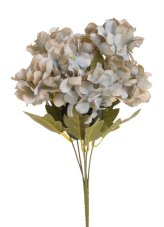 Kytice umělé mini hortenzie s 6 květy celkem dl. 32cm