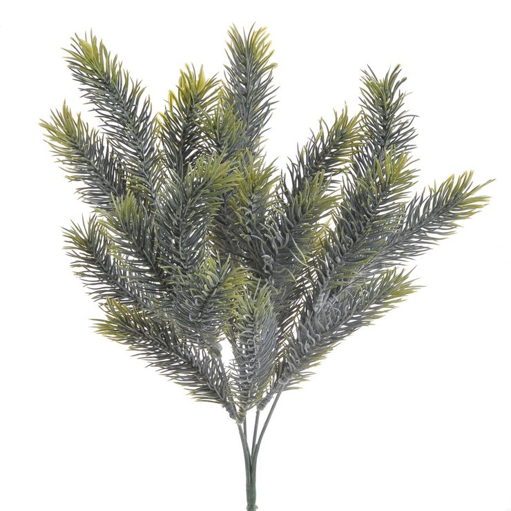Umělá smrková větvička 5 výhonů dl. 37cm- zápich
