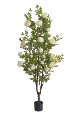 Umělá růže stromek v květináči, květináč Ø 15cm, rostlina 174cmH