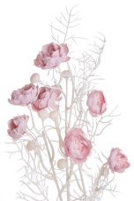 Umělý kvetoucí rananculus. dl. 75cm